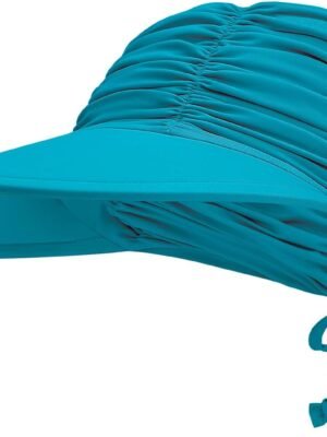 Sun Visors for Women Wide Brim Visor Hats UPF 50+ UV Protection Summer Foldable Ponytail Beach Hats