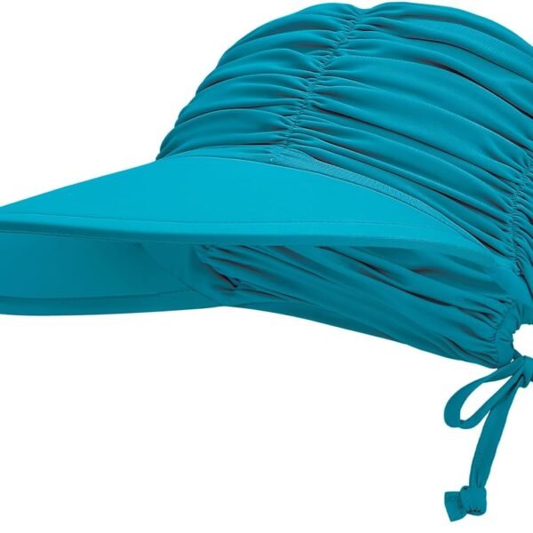 Sun Visors for Women Wide Brim Visor Hats UPF 50+ UV Protection Summer Foldable Ponytail Beach Hats