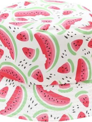 Unisex Print Double Side Wear Reversible Bucket Hat