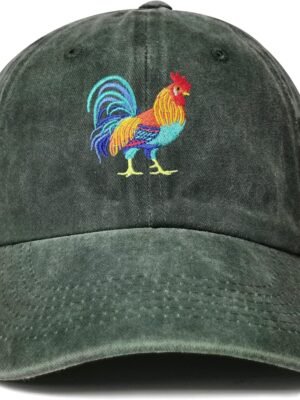 Embroidered Rooster Hats