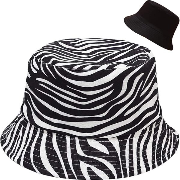Unisex Bucket Hat Beach Sun Hat Aesthetic Fishing Hat for Men Women Teens, Reversible Double-Side-Wear