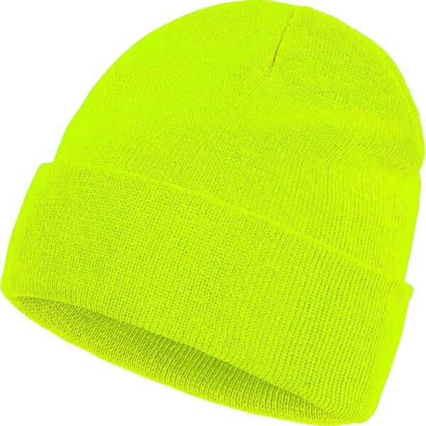 Beanie for Men Women, Slouchy Knitted Beanie Hats Winter Warm Hat Unisex Cuffed Plain Hat for Cold Weather