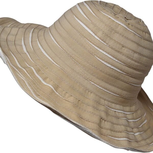 Packable Reversible  Sun Shade Beach Hat, Adjustable Wide Shapeable Brim, SPF UPF 50 UV Protection