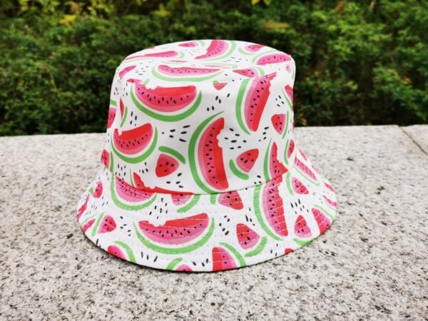 Unisex Print Double Side Wear Reversible Bucket Hat